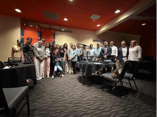 Attendees gathered at the May 2025 Movement Disorders Journal Club and Social.